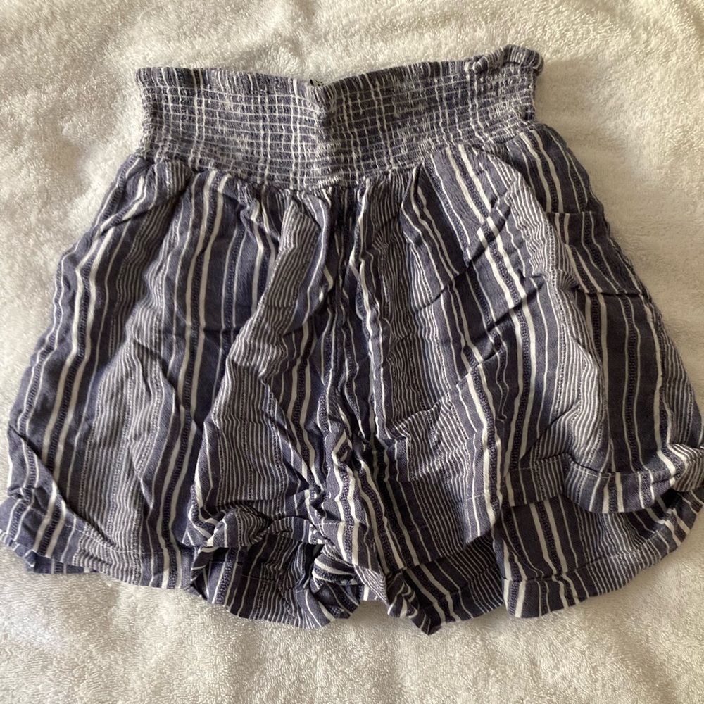 Flowy Blue & White Dex Shorts